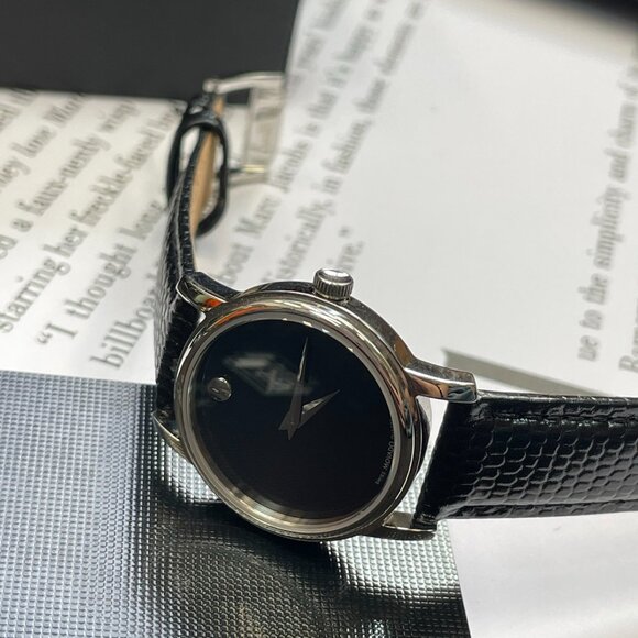 Movado Museum Classic Automatic Black Dial Stainless Steel  Movado Classic Museum Series